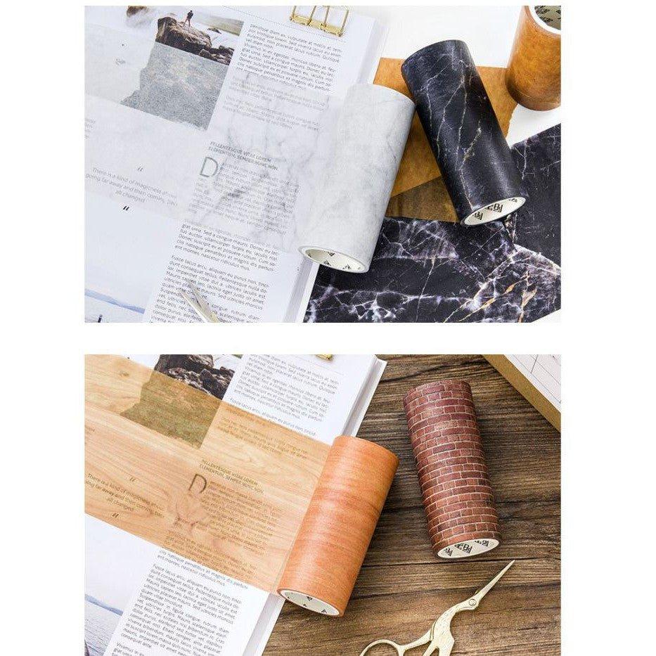 Momo Retro Paper Edge Series 10cm Wide Edition Decorative Daily Paper Tape NP-HEZQI-089 - CHL-STORE 