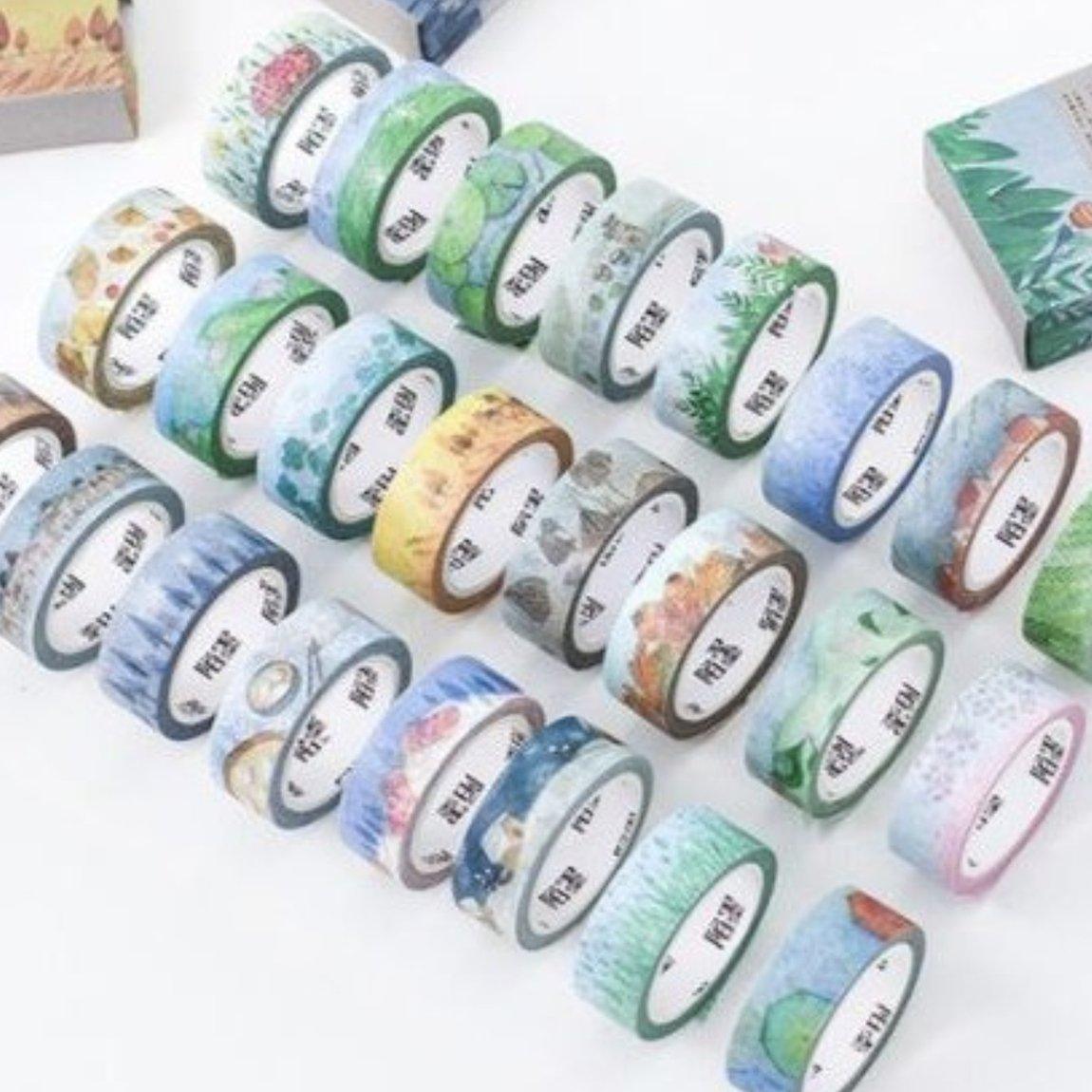 Momo Twenty-four solar terms Four seasons Washi tape NP-H7TAY-0294 - CHL-STORE 