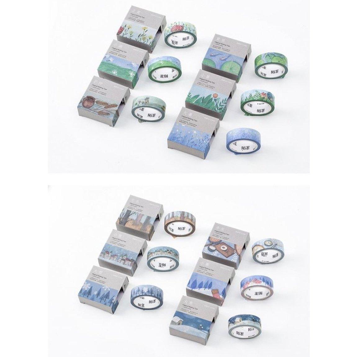 Momo Twenty-four solar terms Four seasons Washi tape NP-H7TAY-0294 - CHL-STORE 
