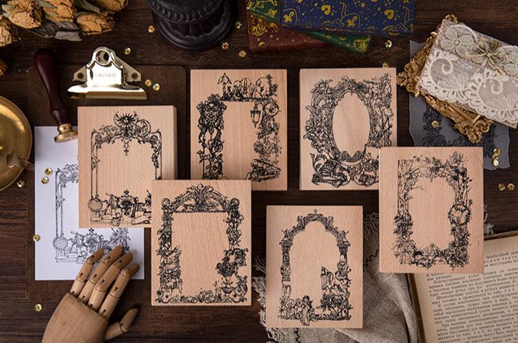 Momo Wooden Seal Dreamland Roaming Picture Frame Series Picture Frame Seal NP-060013 - CHL-STORE 