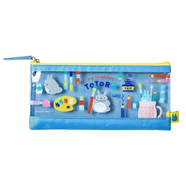 MOVIC Hayao Miyazaki 1221-11 Translucent Totoro Pencil Case Blue - CHL-STORE 