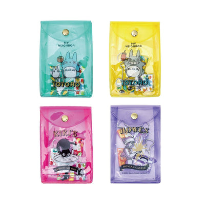 MOVIC HOWE KIK TOTORO Howl Kiki My Neighbor Totoro Shape Long Tail Clip Long Tail Clip 4 Sets Set with Transparent Storage Bag - CHL-STORE 