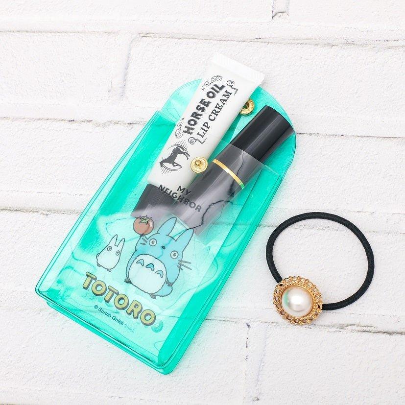 MOVIC HOWE KIK TOTORO Howl Kiki My Neighbor Totoro Shape Long Tail Clip Long Tail Clip 4 Sets Set with Transparent Storage Bag - CHL-STORE 