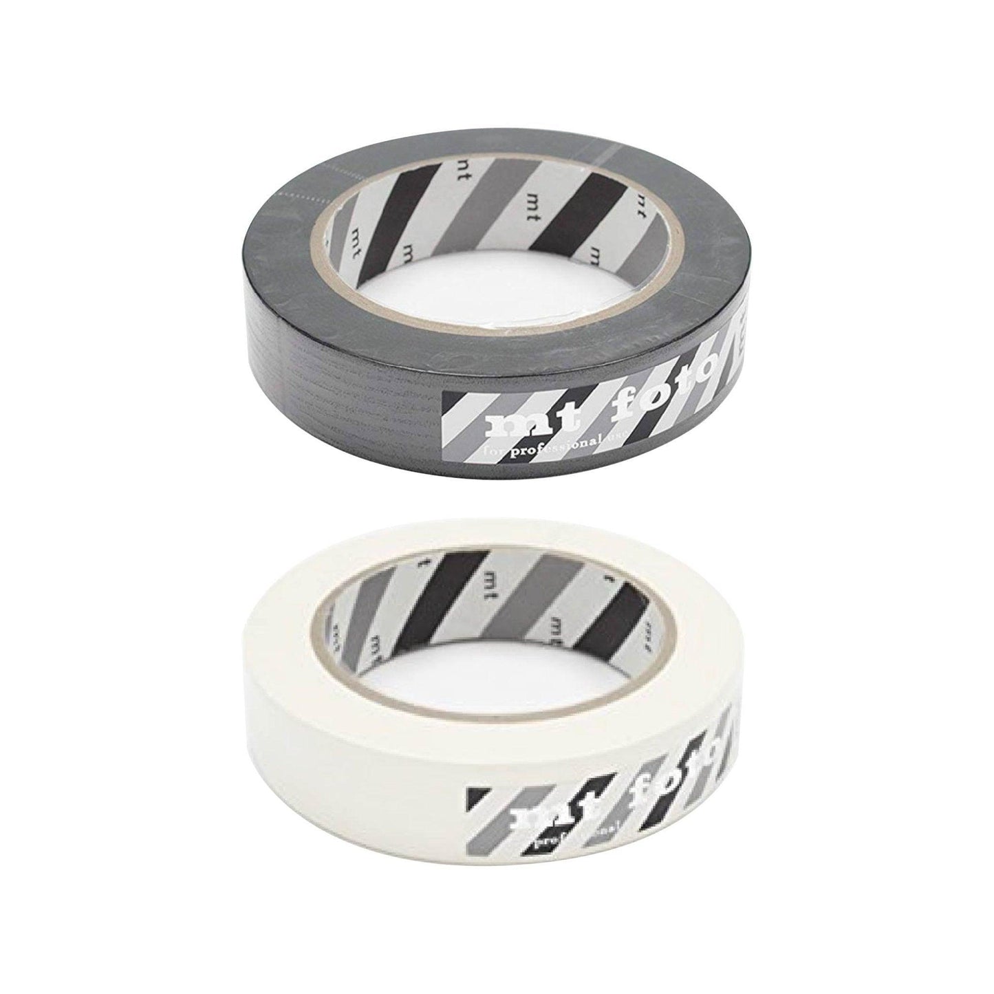 MT foto photography special washi tape functional paper tape blocking light non-slip black white 25mm50m - CHL-STORE 