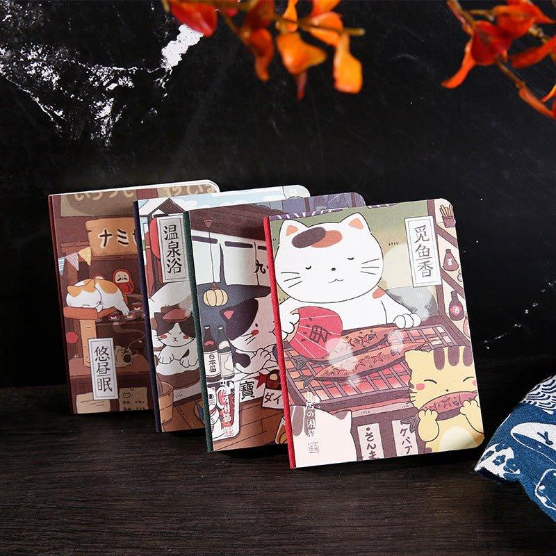 Mu dyeing Japanese style Lynx's leisure series Retro Ukiyo-e cat notebook NP-030012 - CHL-STORE 