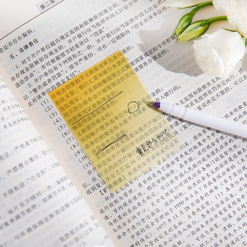 Mu dyeing PET waterproof and transparent note set Four Seasons cute series Gradient note set NP-000158 - CHL-STORE 