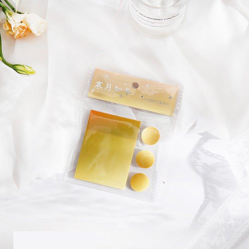 Mu dyeing PET waterproof and transparent note set Four Seasons cute series Gradient note set NP-000158 - CHL-STORE 