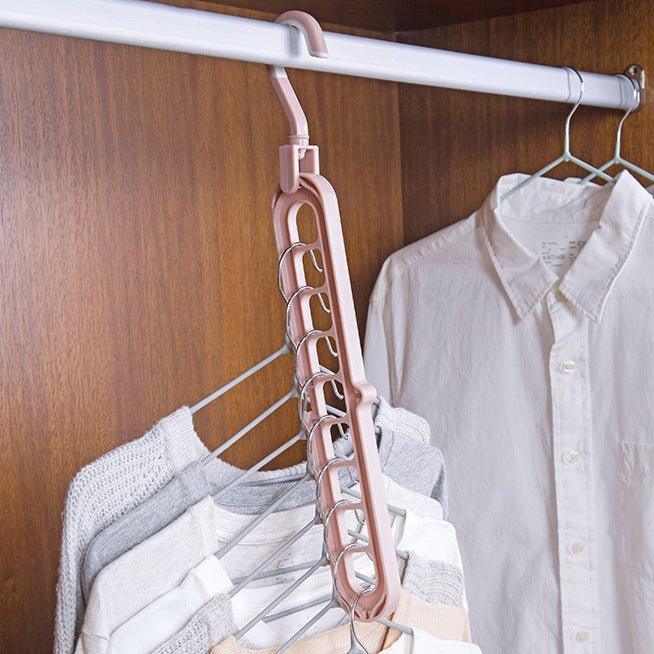 Multi-color Morandi color Indoor hanger Multifunctional hanger artifact Balcony window sill drying rack Storage rack LI-010011 - CHL-STORE 