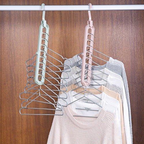 Multi-color Morandi color Indoor hanger Multifunctional hanger artifact Balcony window sill drying rack Storage rack LI-010011 - CHL-STORE 