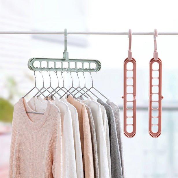 Multi-color Morandi color Indoor hanger Multifunctional hanger artifact Balcony window sill drying rack Storage rack LI-010011 - CHL-STORE 