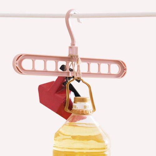 Multi-color Morandi color Indoor hanger Multifunctional hanger artifact Balcony window sill drying rack Storage rack LI-010011 - CHL-STORE 