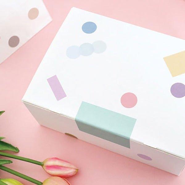 Multifunctional Color Label Sticker Japanese and Korean Handbook Color Label Sticker Decorative Sticker Round Square Marker Index Sticker Material Sticker Set - CHL-STORE 