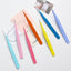 Multifunctional Stainless Steel Hand Tweezers Macaron Color Sticker Helper Model Sticker Clip Elbow Tip NP-090025 - CHL-STORE 
