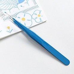 Multifunctional Stainless Steel Hand Tweezers Macaron Color Sticker Helper Model Sticker Clip Elbow Tip NP-090025 - CHL-STORE 