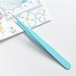 Multifunctional Stainless Steel Hand Tweezers Macaron Color Sticker Helper Model Sticker Clip Elbow Tip NP-090025 - CHL-STORE 