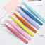 Multifunctional Stainless Steel Hand Tweezers Macaron Color Sticker Helper Model Sticker Clip Elbow Tip NP-090025 - CHL-STORE 