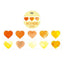 Narrative Washi Tape Rainbow Fruit Tea Series Special-shaped Collage Tearable Tape Rendering Love 100pcs NP-000092 - CHL-STORE 