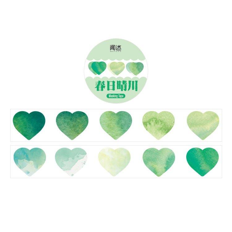 Narrative Washi Tape Rainbow Fruit Tea Series Special-shaped Collage Tearable Tape Rendering Love 100pcs NP-000092 - CHL-STORE 