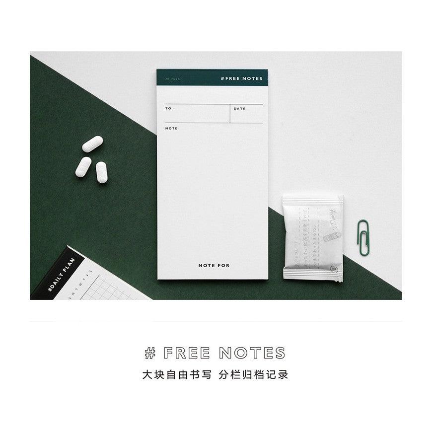 NOTE FOR basic function series simple grid line horizontal line note book NP-H7TAY-322 - CHL-STORE 