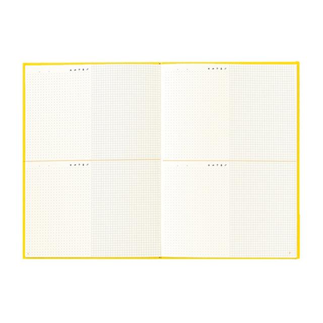 Notebook IROHA SUNNY LOG NOTE Record Pocket Account Life Texture Calendar Information Office School Student Writing Diary Mood LSL-0 - CHL-STORE 