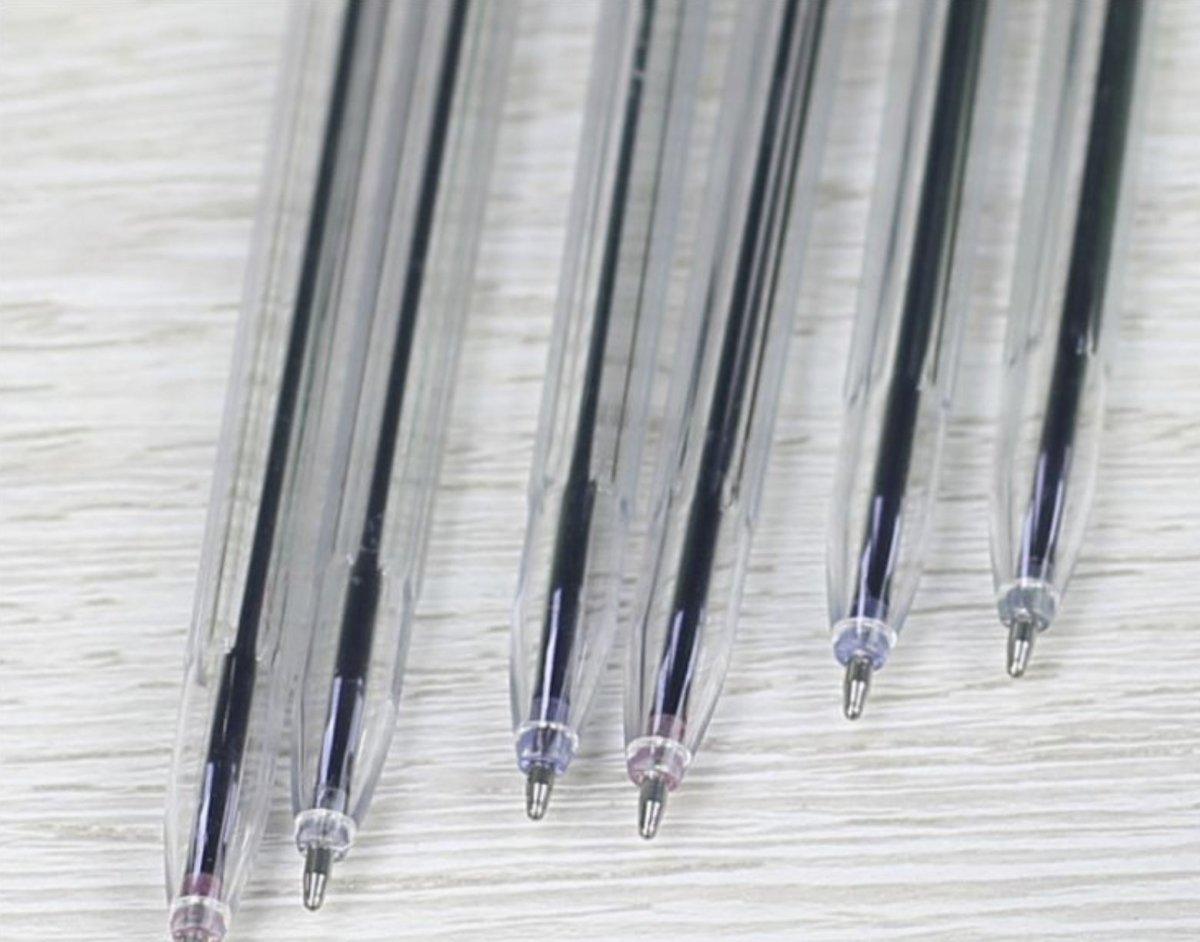 Notes Office Meeting Oily 0.7mm Ballpoint Pen Ballpoint Pen Red Blue Black NP-H7TAO-203 - CHL-STORE 