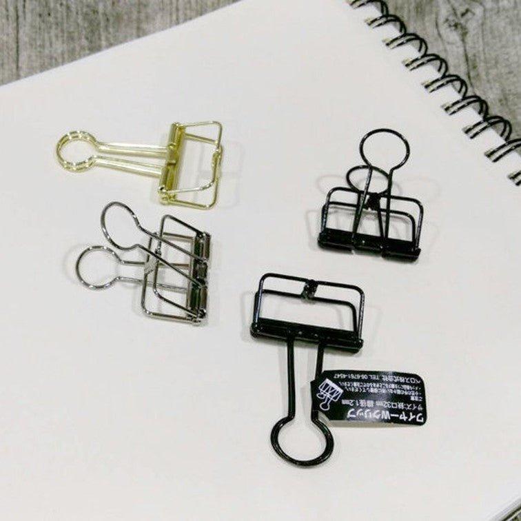 Office Stationery Long Clip VELOS WDC-1 Gold Black Silver - CHL-STORE 