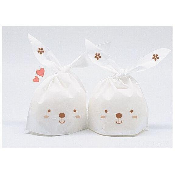 Original Creative Cute Bunny Rabbit Shape PP Gift Bag PP packagin G Gift Bags Cookie Bags 50pcs NP-H7TGR-901 - CHL-STORE 