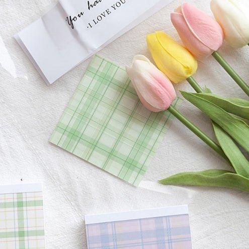 Original Paper Dyeing Notepad Lattice Longman Series Note Paper NP-030030 - CHL-STORE 