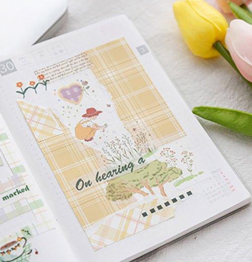 Original Paper Dyeing Notepad Lattice Longman Series Note Paper NP-030030 - CHL-STORE 