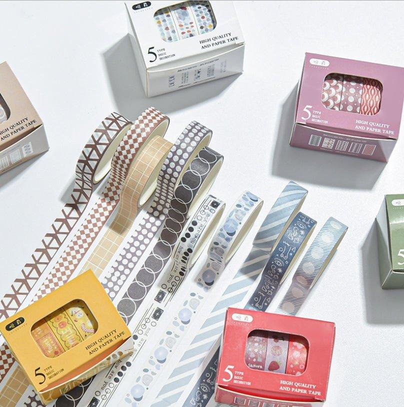 Original paper tape Morandi solid color washi tape decorative paper tape NP-000066 - CHL-STORE 