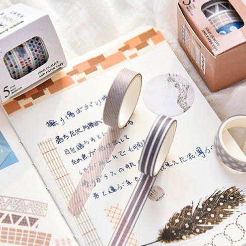Original paper tape Morandi solid color washi tape decorative paper tape NP-000066 - CHL-STORE 