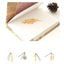 Original Wenqing Feather Snowflake Leaves Key Texture Hollow Metal Bookmark Bookmark NP-H7TIM-904 - CHL-STORE 