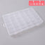 Paper tape transparent storage box 15 grid 24 grid 36 grid paper tape storage box jewelry box stationery box - CHL-STORE 