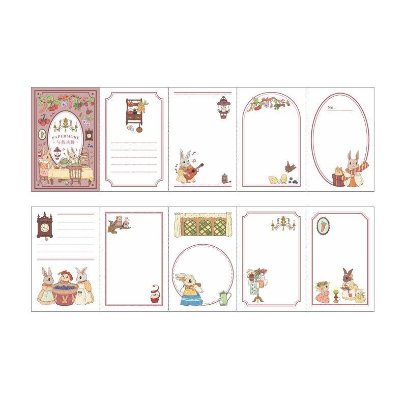 PaperMore Folding Note Paper Flower and Alice Series Note Paper Note Paper NP-030074 - CHL-STORE 