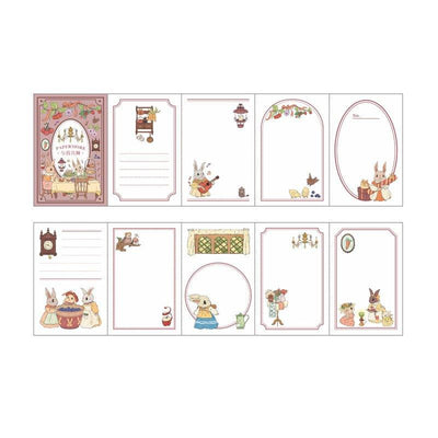 PaperMore Folding Note Paper Flower and Alice Series Note Paper Note Paper NP-030074 - CHL-STORE 