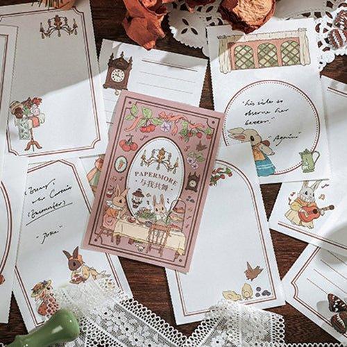 PaperMore Folding Note Paper Flower and Alice Series Note Paper Note Paper NP-030074 - CHL-STORE 
