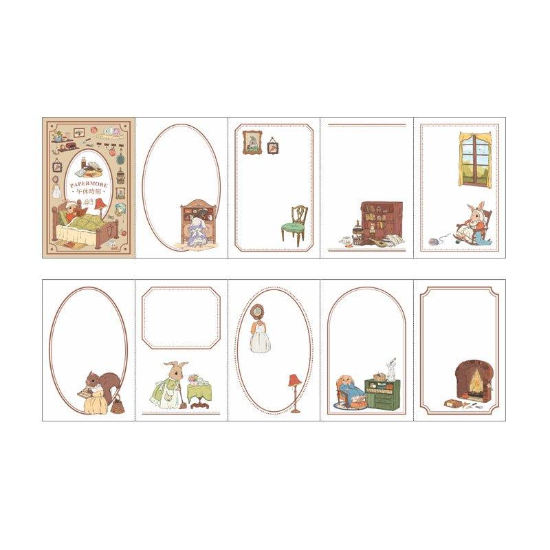 PaperMore Folding Note Paper Flower and Alice Series Note Paper Note Paper NP-030074 - CHL-STORE 