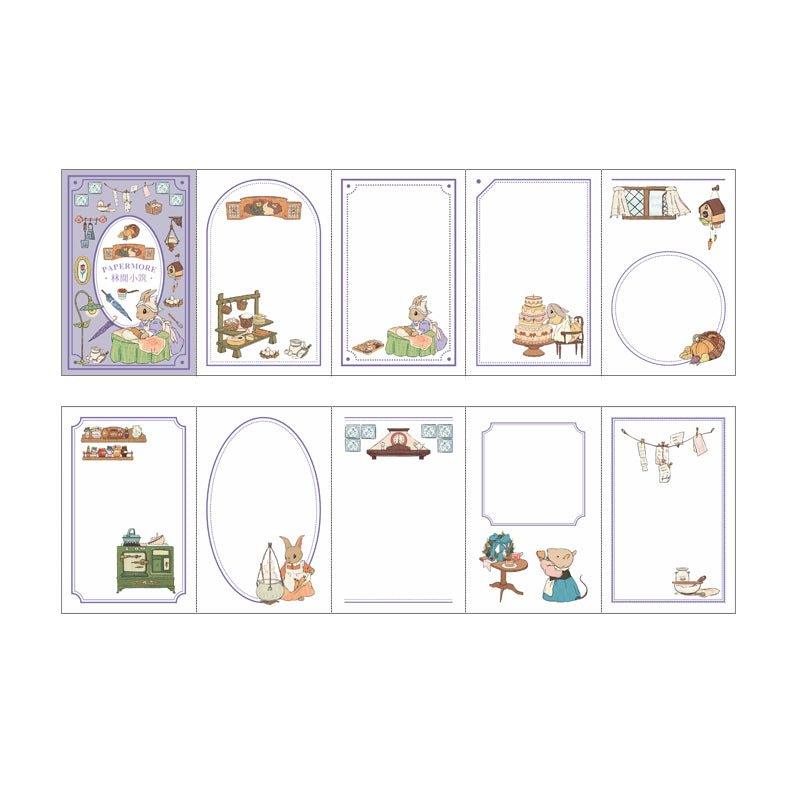 PaperMore Folding Note Paper Flower and Alice Series Note Paper Note Paper NP-030074 - CHL-STORE 