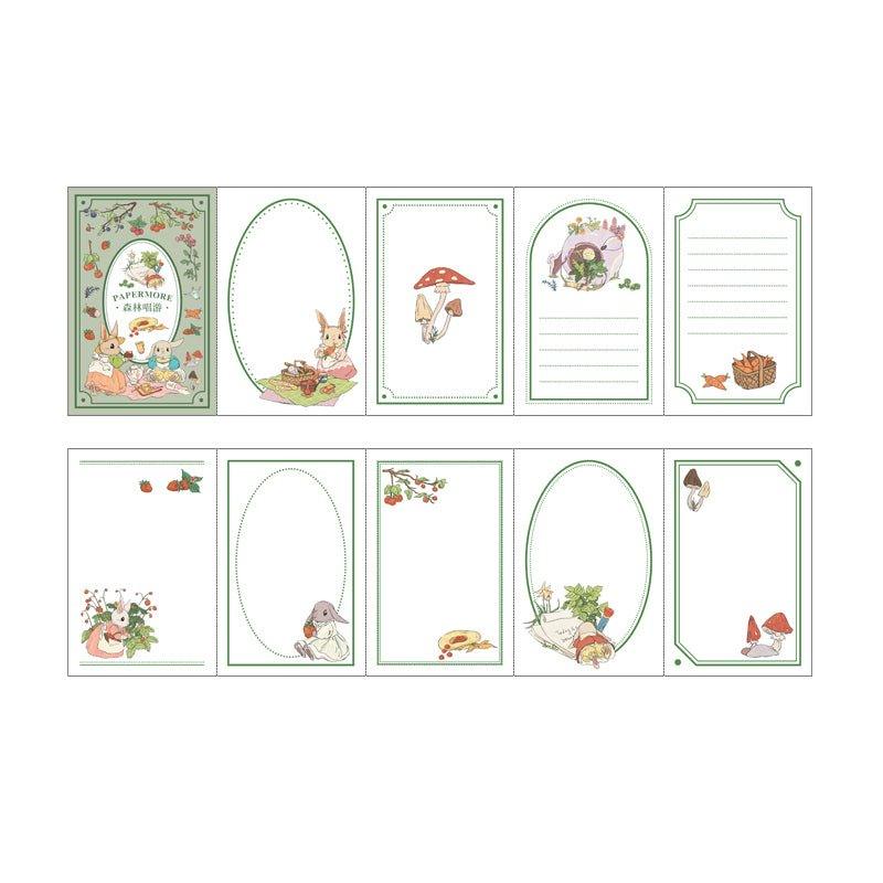 PaperMore Folding Note Paper Flower and Alice Series Note Paper Note Paper NP-030074 - CHL-STORE 