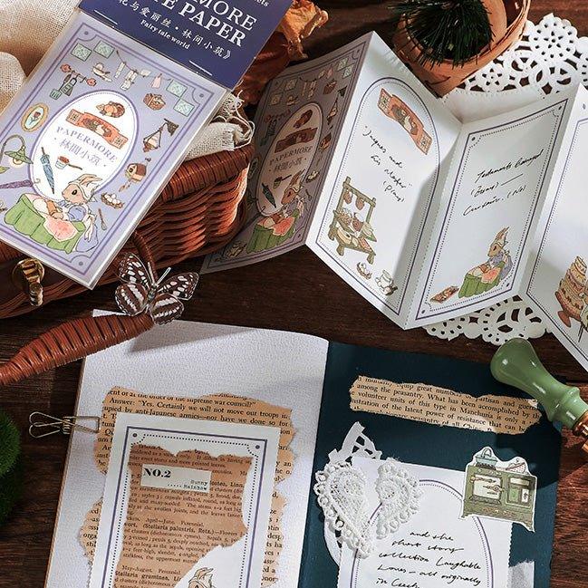 PaperMore Folding Note Paper Flower and Alice Series Note Paper Note Paper NP-030074 - CHL-STORE 