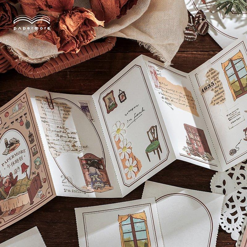 PaperMore Folding Note Paper Flower and Alice Series Note Paper Note Paper NP-030074 - CHL-STORE 
