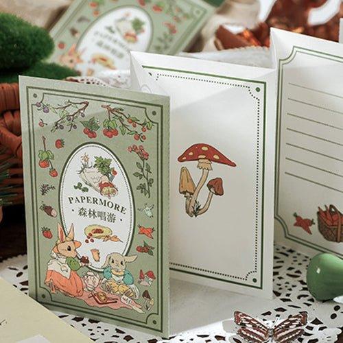 PaperMore Folding Note Paper Flower and Alice Series Note Paper Note Paper NP-030074 - CHL-STORE 