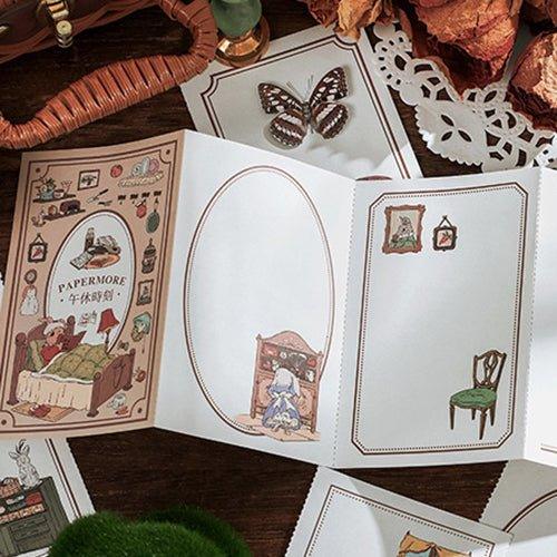 PaperMore Folding Note Paper Flower and Alice Series Note Paper Note Paper NP-030074 - CHL-STORE 
