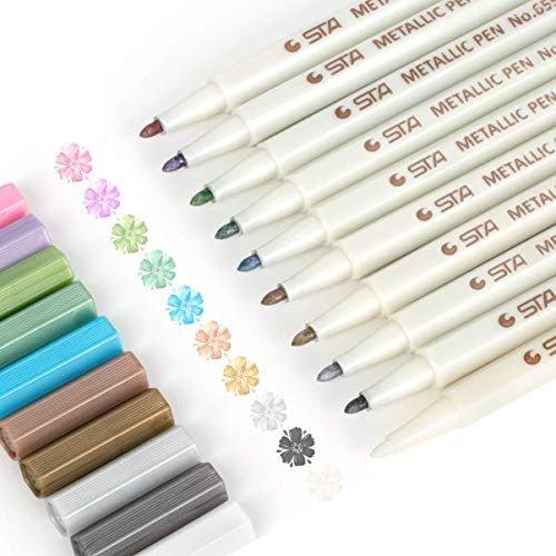 Pearlescent hard tip Water-based ink Paint pen Metal pen NP-H7TAY-202 - CHL-STORE 