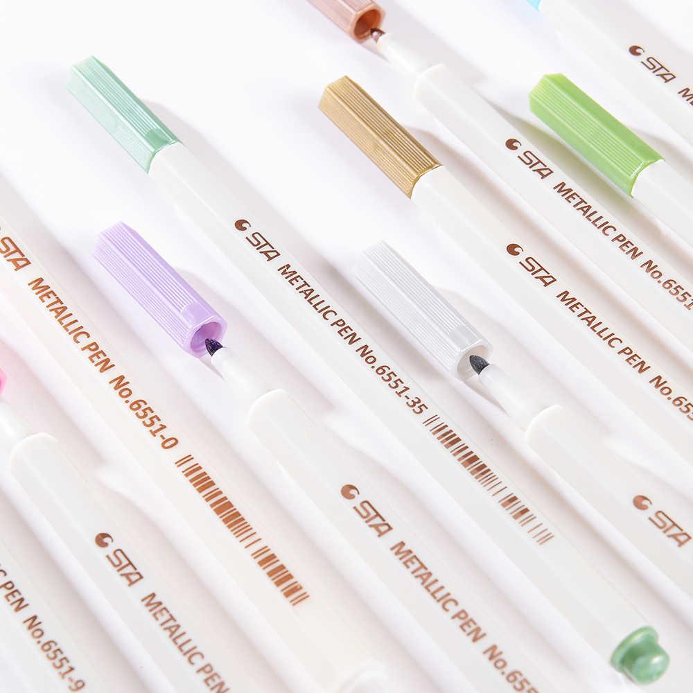 Pearlescent hard tip Water-based ink Paint pen Metal pen NP-H7TAY-202 - CHL-STORE 
