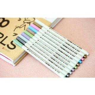 Pearlescent Watercolor Soft Paint Color Special Metal Brush NP-H7TAY-201 - CHL-STORE 