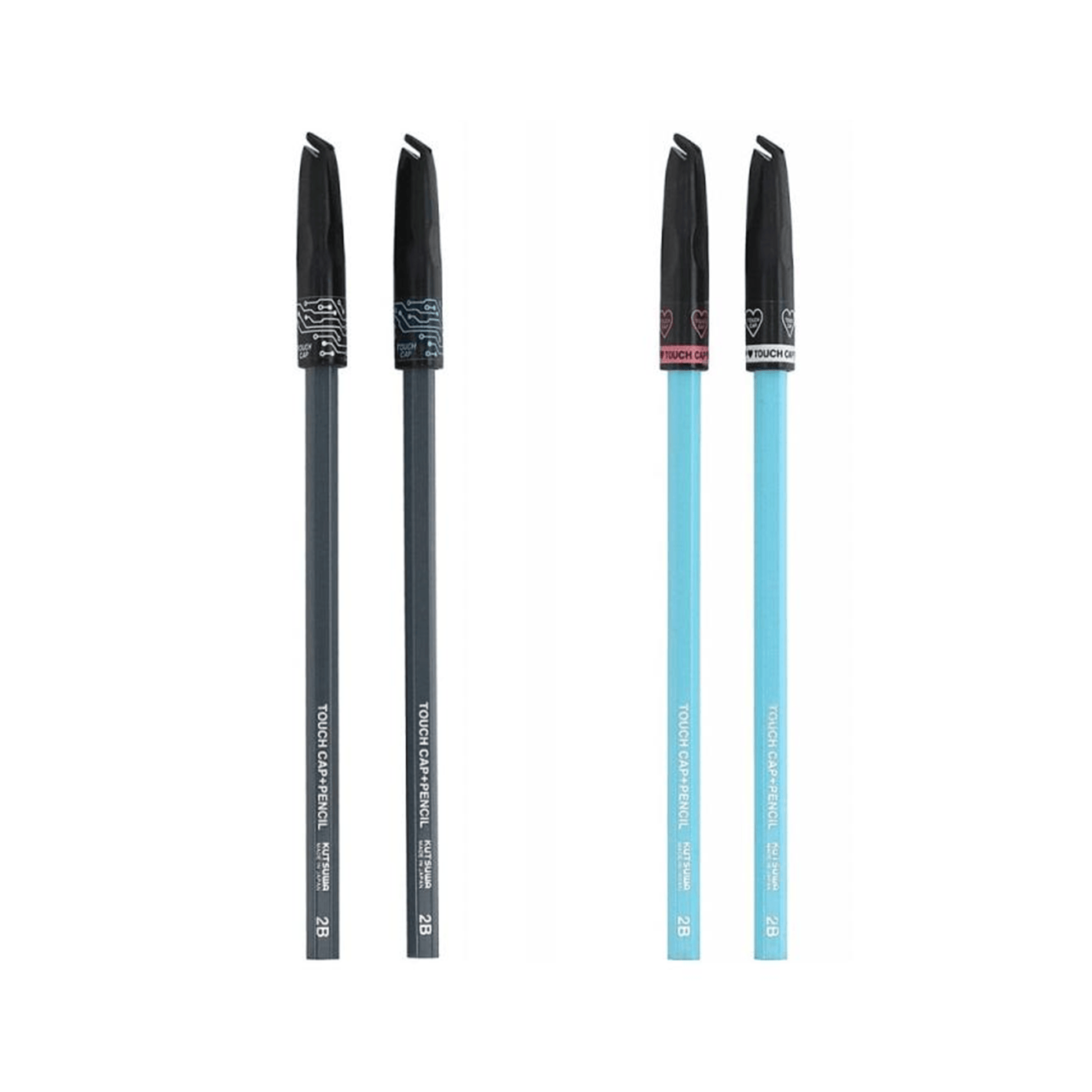 Pen cap KUTSUWA touch function 2 into the group multi-functional group 3C stationery office office worker student anti-collision protection MT001 - CHL-STORE 