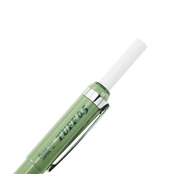 Pentel 60th Anniversary Limited TUFF Black Rod 0.7mm 0.9mm Automatic Pencil Eraser Eraser Refill XE10-W - CHL-STORE 