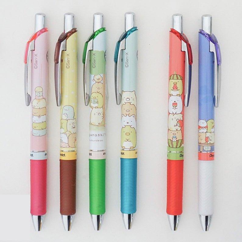 Pentel BLN75SM ENERGEL Sumikko Gurashi Joint Limited 0.5MM Speed Ball Pen Gel Pen Ball Pen - CHL-STORE 