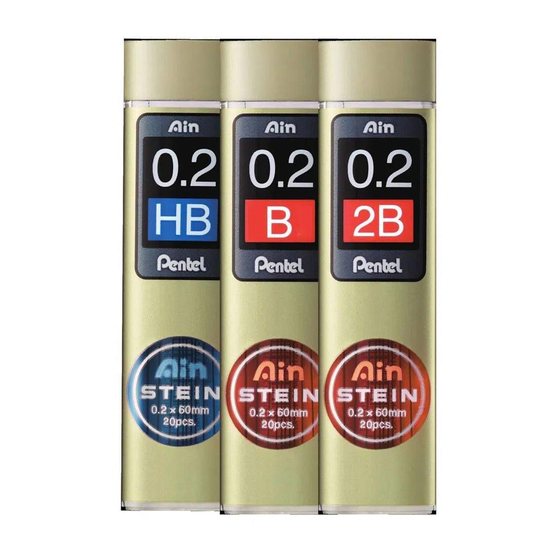Pentel c272w AIN STEIN Orenz ultra-fine Mechanical pencil pencil lead automatic refill 0.2mm HB - CHL-STORE 